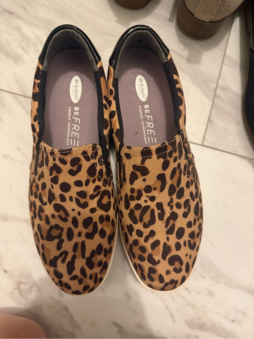Dr. Scholl's Madison Slip On Sneaker Leopard Print Slip- Size 7